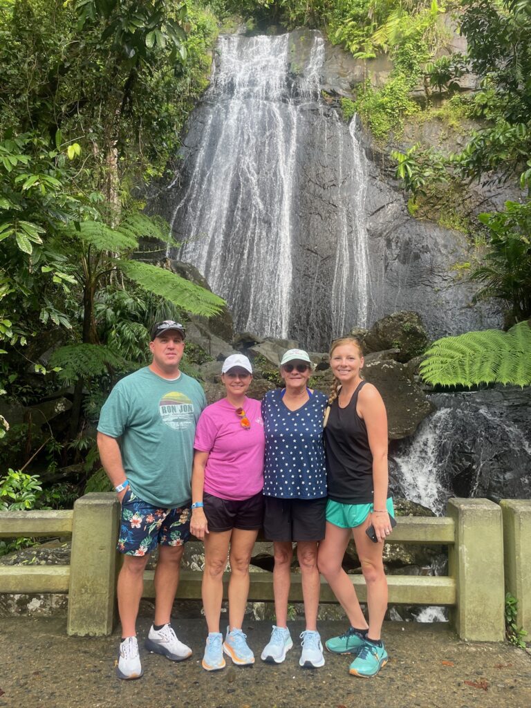 puerto rico waterfall